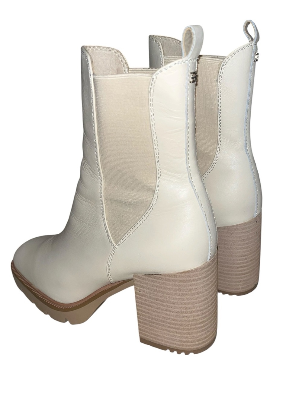 Sam Edelman Rollins Chelsea Boot Modern Ivory Size 8.5M - Picture 3 of 14